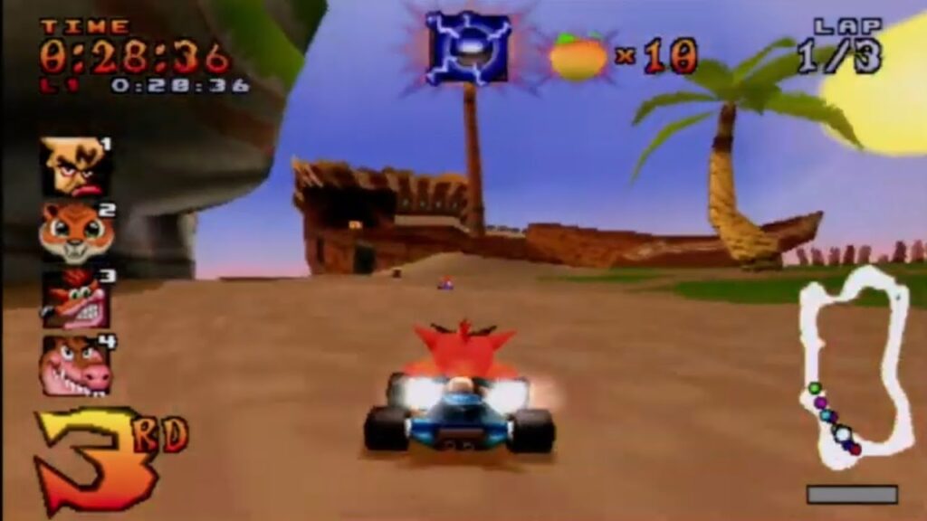 Tổng hợp cheat code, mẹo và cách mở khóa trong Crash Team Racing (PS1) 1 Crash Team Racing 08062025 gamen.vn