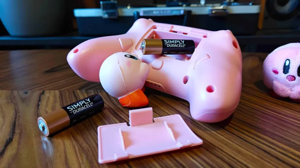 Tay cầm Kirby siêu đáng yêu, giá mềm cho tín đồ Switch 2 2 Kirby controller gamen.vn 2