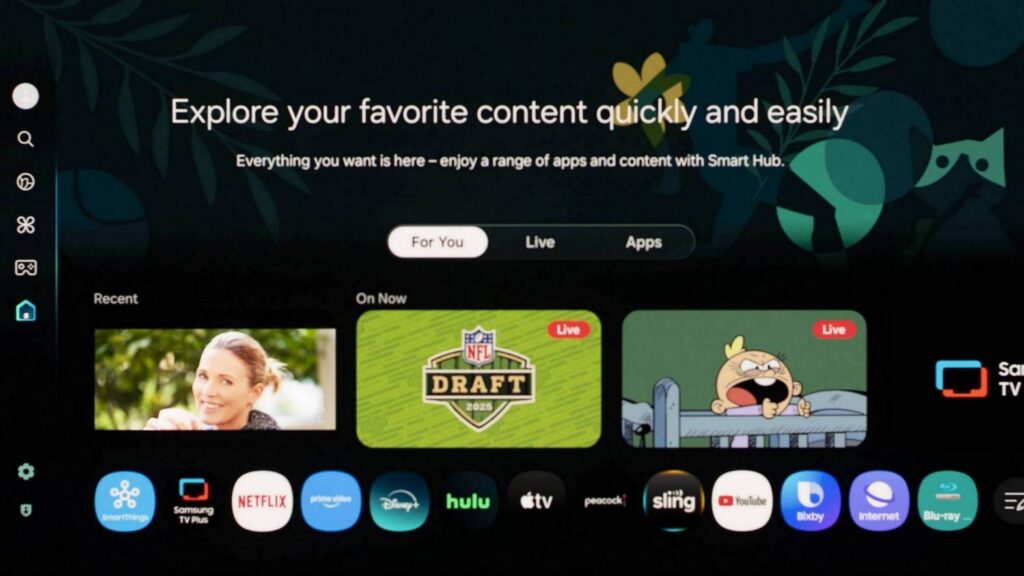 Samsung S95F: Kẻ tiên phong trong cuộc đua TV OLED năm 2025 5 Samsung S95F gamen.vn smart tv large