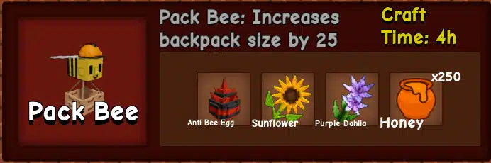 Grow a Garden: Cách tăng kích thước ba lô 1 gamen.vn grow a garden pack bee pet