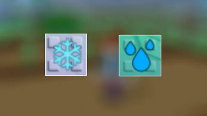 Grow a Garden: Cẩm nang toàn tập về Thời tiết và các loại Đột biến ở Summer Update 2025 1 gamen.vn roblox grow a garden frost and rain weather icons