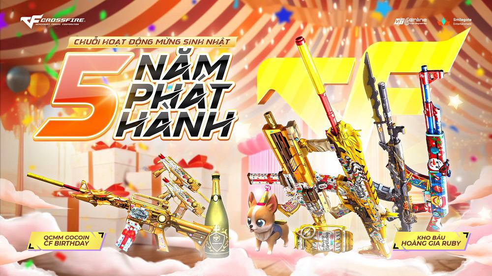 Đột Kích khai mở chuỗi hoạt động mừng 5 năm được VTC Online phát hành 1 sinh nhat CF 24062025 gamen.vn 1